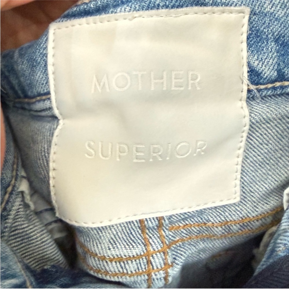 MOTHER Light Blue Flare Jeans - Picture 3 of 7